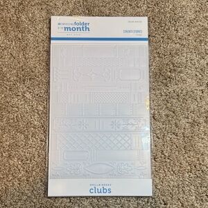 Spellbinders Stacked Stories 3D Embossing Folder